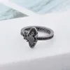 Fashionabla lyx 2023 Ny högutgåva serie 3D Saturnring Kvinnlig emalj Full Diamond Planet Pin Tail Ring