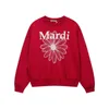 Hoodies Sweatshirts Mardi Trendy Autumn New Daisy Letter Print Pullover Long Sleeved Loose Fitting Men And Women's Round Neck Hoodie Trend