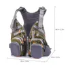 Life Vest Buoy Mesh Fly Fishing Vest Ryggsäck Handla utomhusfiske Vest Multi-Pockets Vattentät avtagbar bröstväska 231201