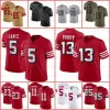 Nick Bosa Fred Warner Niners Camisa de futebol George Kittle Trey Lance Deebo Samuel Brock Purdy Christian McCaffrey Brandon Aiyuk Rice Montana