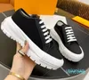 Casual skor sneakers lyxiga tränare gummi yttersula sko