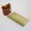 Large green skin sushi roll, white bamboo roll curtain, DIY hand made sushi, Rice and vegetable roll mold, laver rice wrapping tool