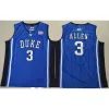 NCAA Tanie męskie #3 Grayson Allen Jersey 5 Tyus Jones 12 Justise Winslow Blue Białe Duke Blue Devils College Basketball Jerseys