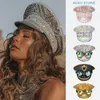 Geniş Memlu Şapkalar Kova Parlak Pullu Fedora Şapkası Erkekler İçin Kadınlar Caz Performans Sahnesi Büyük ve Kristal Dekorasyon Steampunk Saplama Gözlükleri Kapak 231201