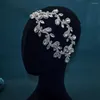 Başlıklar A501 Gelin Başlık Alın Mücevher Hediye Baş Zinciri Gelin Saç Kristal Headdress Kadın Saç Bandı İçin Düğün Tiaras