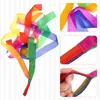 Decorazione per feste Nastri multicolori Paracadute Giocattolo Cintura da ginnastica Decorazioni natalizie per bambini