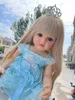 Dolls NPK Betty 55 cm Reborn Baby Doll Full Body Silicone Waterproof Toddler Girl Princess Lifelike SOF Touch 231130