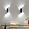 Duvar lambası 6W LED Işık 120 Derece Alüminyum Yukarı ve Aşağı Acconce Oturma Odası Yatak Odası Koridor Merdivenleri Işıklar