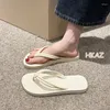 Slippers A328ZXWSimple Fashion Flip-Flops Knot Creative Clip Foot Sandals Women Casual Comfortable Anti-skid