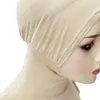 民族衣類イスラム教徒のアンダースカルフ女性ヒジャーブキャップイスラムアラブアラブアラブ伸縮性ターバンフルカバーショールネックカバーボンネットヘッドウェア