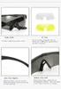 Outdoor Eyewear Polarized Sports Men Road Cycling Sunglasses Motocycle Bike Bicycle Riding Protection Night Vision Goggles 3 Lens Set 231201