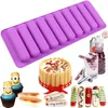 10 Even finger cookie mold Long ice lattice ice mold high temperature molar rod mold