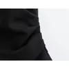 Kamizelki damskie kamizelki boczna kamizelka plisowa kamizelka Kobieta bez rękawów dla kobiet z kamizelką kurtki czarna kazeństwo 2023 podstawowe