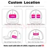 Casquettes de baseball Sleckton Casquette de baseball de broderie personnalisée pour hommes et femmes DIY Design Mesh Logo Imprimer Chapeau Qualité Coton En Gros Unisexe