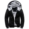 Mens Jackets Thicken Jacket Fleece Lining Winter Warm Hooded Coats Windproof Full Zip Down Casual Outwear Sportswear 231201