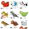 Fest Favor Cute Walking Animal Helium Balloons Cat Dog Dinosaur Air Ballons Födelsedagsdekorationer Kids ADT Event Decor Balloon FY322 DHUPV