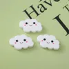 30pcs 25 Komponenty żywicy 16 mm Małe dekoracja w chmurze rzemiosła kawaii urocze ozdoby kabochonu płaskiego do notatników DIY ACC246I