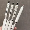 4 pezzi di penne carine ST pennino inchiostro nero penna a sfera materiale scolastico set estetico di cancelleria giapponese Kawaii