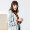 Trench da donna Giacca a vento da donna coreana di media lunghezza con cintura Cardigan Camicetta primaverile Casual