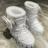 Thick Bottom Women's Winter Mid-calf Fur One Small Bag Short Northeast Snow Boots Ski Boots 120723a