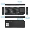 Claviers A8 Mini clavier sans fil 2.4G 7 couleurs rétro-éclairé anglais russe espagnol français Touchpad Air Mouse pour Android TV Box PC tablette 231130