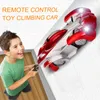 Auto elettrica/RC Auto RC con luci a LED 360 Rotante Stunt Drift Mini Land Wall Dual Mode Walking Arrampicata RC AUTO Giocattoli Ragazzo Regalo di Natale 231130