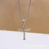 Ketting Dy Cross Mannen Vrouwen Luxe Designer x Draad Hanger Fashion Line Retro Slijtage Kettingen Verjaardagscadeau243F