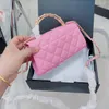 Kobiety uchwyt torby luksusowe mini designerka torba crossbody metalowa rączka