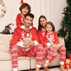 Famille correspondant tenues pyjamas de Noël ensemble 2024 Noël père mère enfants vêtements pyjamas maman et fille fils vêtements de nuit tenue 231201