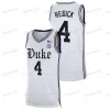 NCAA Blue Devils 2021-22 Limited Basketball Jersey Kyrie Irving Jayson Tatum Trevor Keels Grant Hill Jeremy Roach Griffin Mark Willi