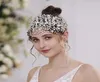 Wedding Bridal Forehead Headband Crystal Rhinestone Hairband Hair Accessories Crown Tiara Floral Flower Headpiece Jewelry Princess4980194