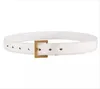 Ceinture de créateur Ceinture en cuir pour hommes largeur 2.0cmQuality Men Designer