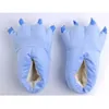 Тапочки 2023, зимние теплые мягкие домашние напольные туфли для женщин и мужчин, детская обувь с лапами забавных животных, рождественский монстр, коготь динозавра, плюшевые домашние тапочки 231201