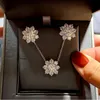 Chokers COSFIX Necklace For Women 1 CT D Color VVS1 Excellent Cut Round Diamond Sunflower Pendant 925 Silver Jewelry 231130