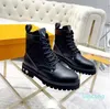 2023 bottom Martin boot Platform Flat heel Shoes Size 35-42