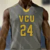 Niestandardowa koszulka koszykówki VCU NCAA College De'riante Jenkins E Marcus Santos-Sia Issac Vann Corey Douglas Mike'l Simms Crowfield