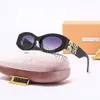 23-2miumius lunettes de soleil designer cadre ovale lunettes de soleil de luxe femmes anti-radiation UV400 personnalité rétro lunettes plaque haute qualité haute valeur miui lunettes de soleil