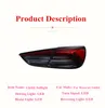 Car Dynamic Turn Signal LED Tail Light for Maserati Ghibli LED Rear Running Brake Reverse Taillight Automotive Accessories