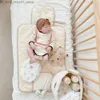 Changing Pads Covers Baby Changing Mat Foldable Diaper Bag Nappy Pad 50*70Cm Cute Bear Waterproof Diaper Mattress Changing Cover Pad For Newborn Q231202