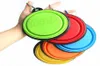 Pet silicone folding bowl Pets Dog Cat Feeding Bowl Portable Travel Collapsible dog bowl Fashion key chain pet food plate T9I01992304666