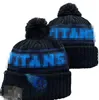 Tennessee''titans''beanies Bobble Hats Baseball Ball Caps 2023-24 Fashion Designer Bucket Hat Chunky Knit Faux Pom Beanie Christmas Hat A7