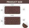 Molds Silicone,Letter Molds for Chocolate,Happy Birthday Chocolate Molds Alphabet Molds for Cake baking Decoration