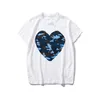 Play Fashion Mens Thirts Designer Red Heart Shirt عرضة تشريعية Tshirt Cotton Terting Shirt Summury Summer Sister S-3XL