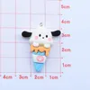 Encantos 10 pçs kawaii dos desenhos animados animal resina pingentes para brincos colar jóias fazendo diy chaveiro artesanato acessórios materiais