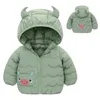 Jassen Kinderjas met capuchon Duurzaam Schattig Wintertop Warm en winddicht Casual katoenen capuchon Lichtgewicht