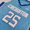 2020 NYA NCAA CREIGHTON Bluejays Jerseys 25 Korver College Basketball Jersey Blue Size Youth Adult Brodery