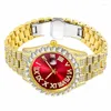 Orologi da polso Moda all'ingrosso Orologio da donna con diamanti brillanti Ladies Lady Bracciale casual Crystal Relogio Feminino