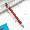 Matt Ballpoint Pen Stylus Touch Pen 18 Färger som skriver Ballpen Stationery Office School Supplies Gift