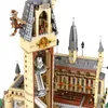 Fournitures de jouets de noël MOC Stock série de films école de magie 71043 modèle de château blocs de construction compatibles briques jouets pour enfants cadeaux d'anniversaire de noël 231130