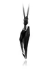 Austrian crystal wolf chain pendant tooth jewelry fashion classic men and women crystal necklace nail 10 colors5453823